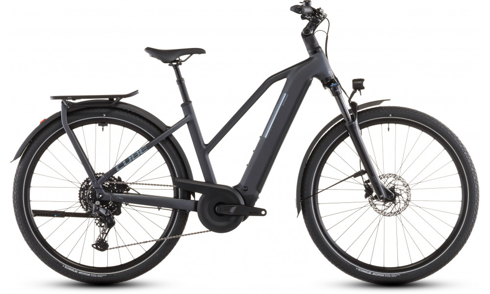 Elektrinis dviratis Cube Kathmandu Hybrid ONE 800 Trapeze metallicgrey'n'grey 2026 