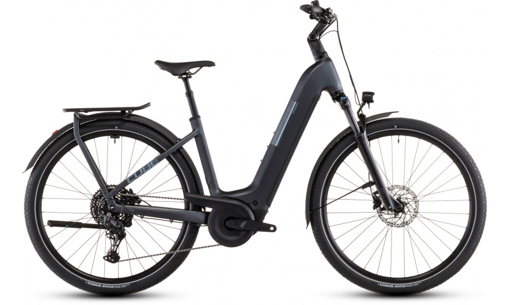 Elektrinis dviratis Cube Kathmandu Hybrid ONE 800 Easy Entry metallicgrey'n'grey 2026 
