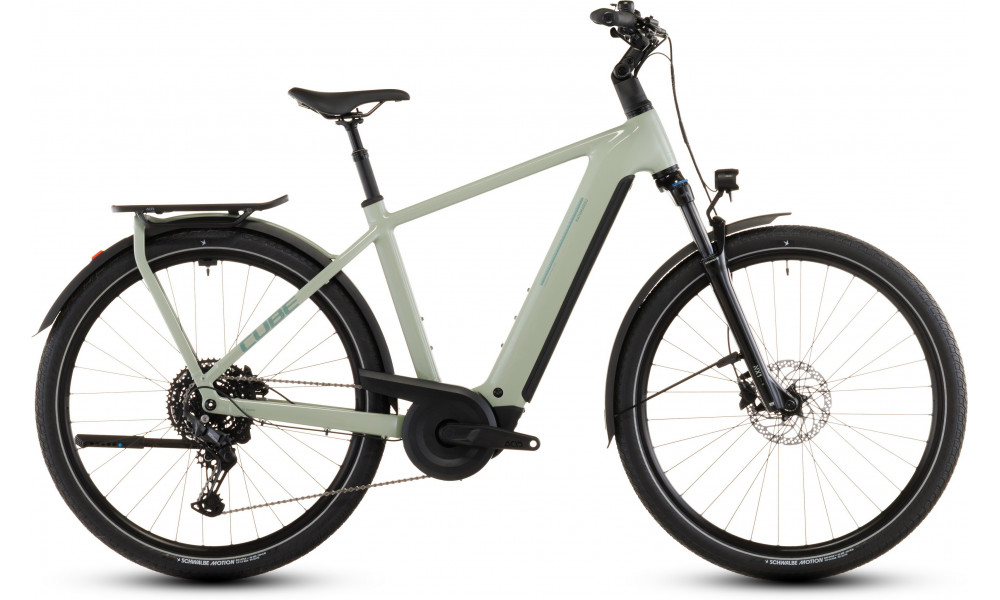 Elektrinis dviratis Cube Kathmandu Hybrid ONE 800 pea'n'green 2026 