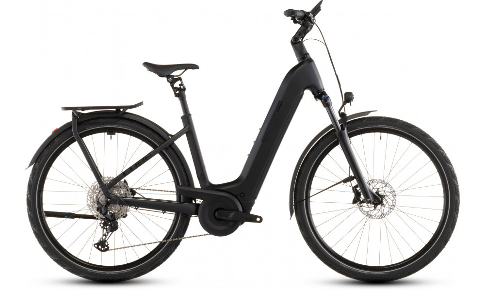 Elektrinis dviratis Cube Kathmandu Hybrid Pro 800 Easy Entry coal'n'black 2026 