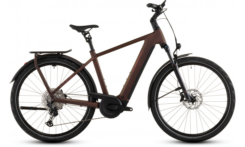 Elektrinis dviratis Cube Kathmandu Hybrid Pro 800 sunglow'n'chrome 2026 