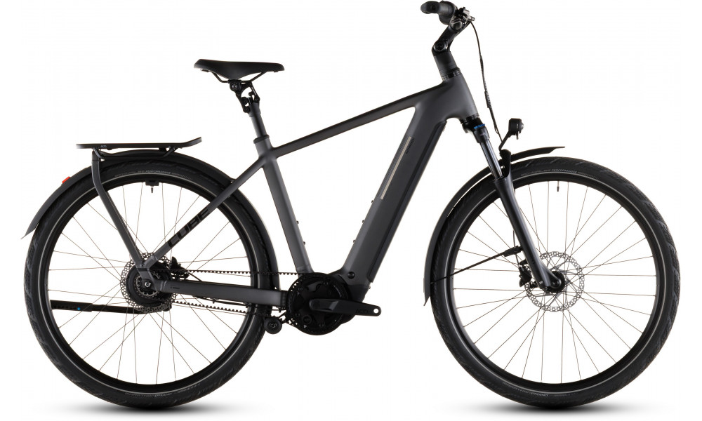 Elektrinis dviratis Cube Kathmandu Hybrid Comfort Pro 800 slabgrey'n'black 2026 