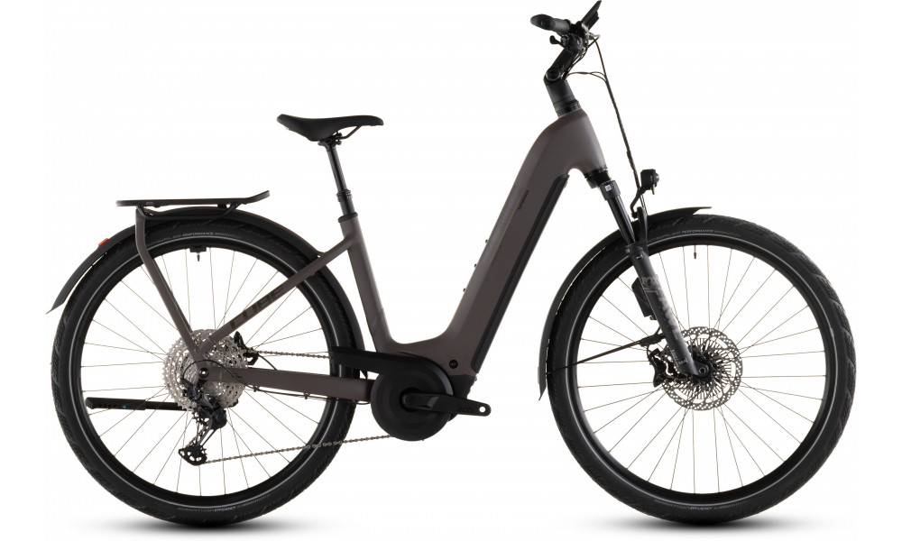 Elektrinis dviratis Cube Kathmandu Hybrid EXC 800 Easy Entry cedar'n'chrome 2026 