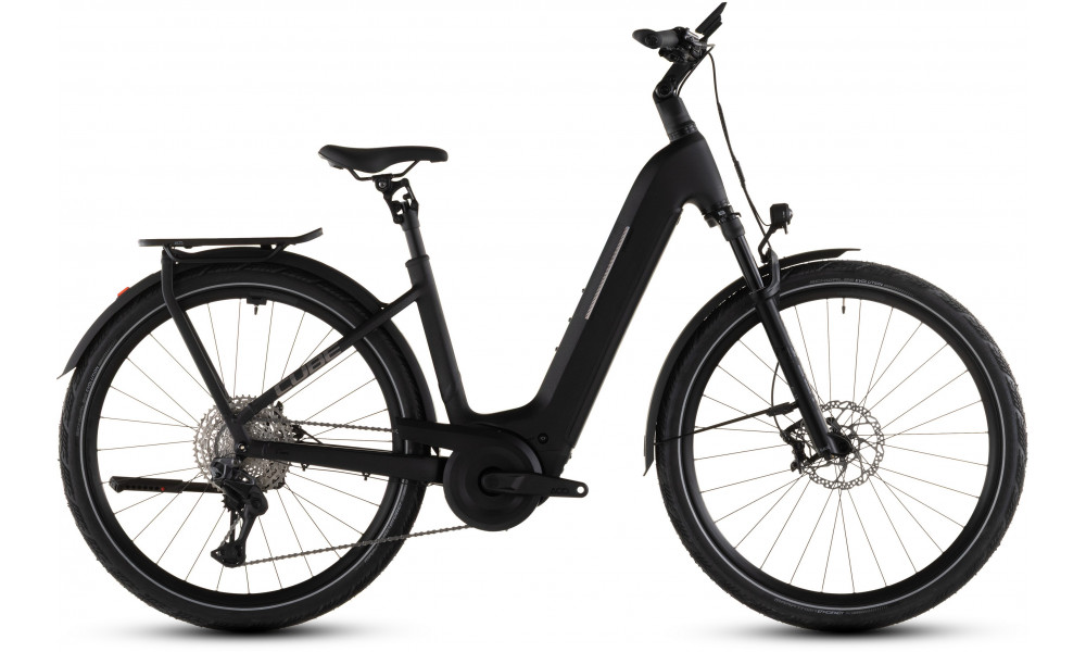 Elektrinis dviratis Cube Kathmandu Hybrid SLX 800 Easy Entry silverdust'n'chrome 2026 