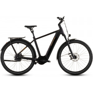 Elektrinis dviratis Cube Kathmandu Hybrid Comfort SLX 800 solareclipse'n'gold 2026