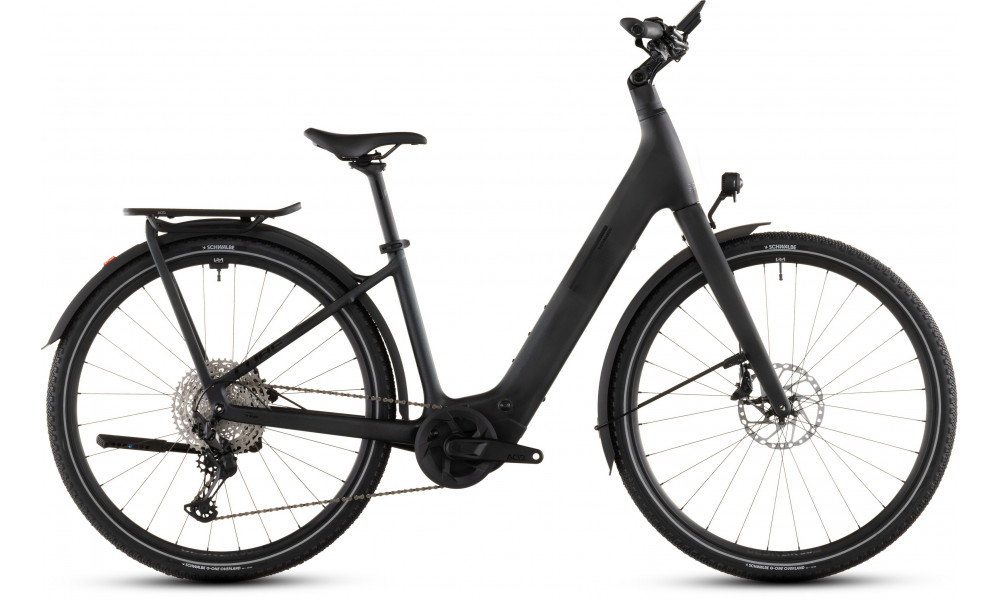 Elektrinis dviratis Cube Kathmandu Hybrid C:62 SLX 400X Easy Entry liquidblack'n'bluedust 2026 