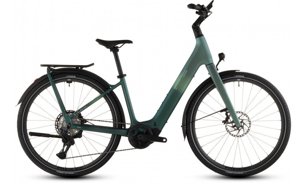 Elektrinis dviratis Cube Kathmandu Hybrid C:62 SLT 400X Easy Entry seafoam'n'chrome 2026 
