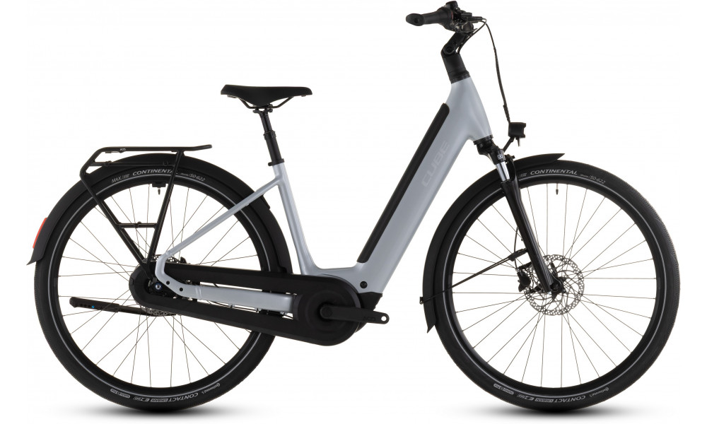 Elektrinis dviratis Cube Supreme Hybrid Comfort ONE 600 Easy Entry 26 foggrey'n'reflex 2026 