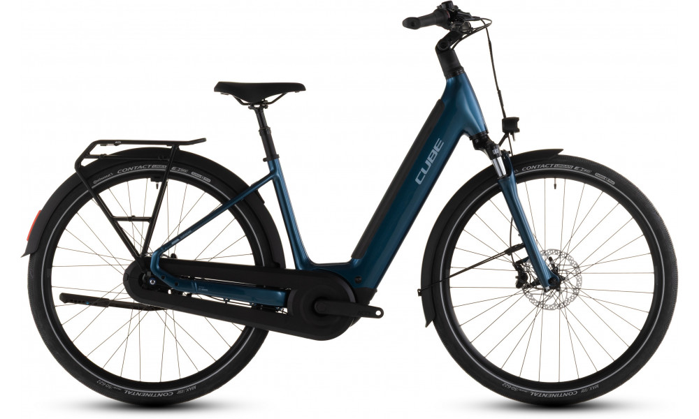 Elektrinis dviratis Cube Supreme RT Hybrid Comfort EX 600 Easy Entry 26 nautica'n'prism 2026 
