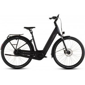 Elektrinis dviratis Cube Supreme Hybrid Comfort Pro 600 Easy Entry 26 grey'n'chrome 2026