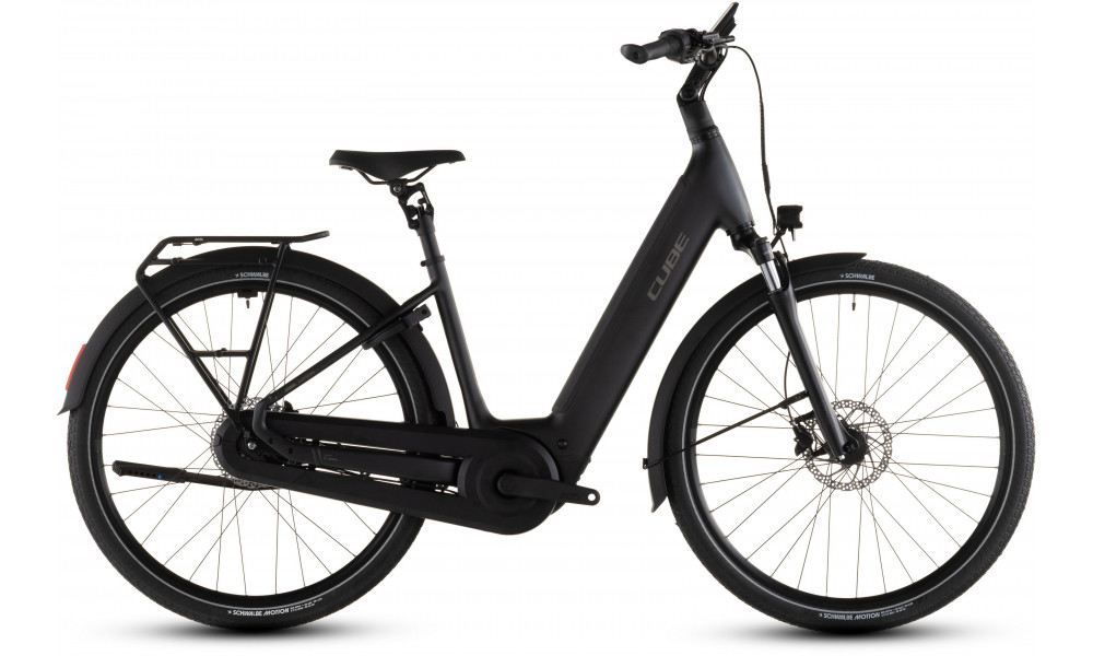 Elektrinis dviratis Cube Supreme Hybrid Comfort Pro 600 Easy Entry 26 grey'n'chrome 2026 