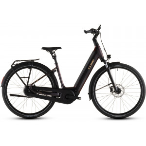 Elektrinis dviratis Cube Supreme Hybrid Comfort Pro 600 Easy Entry 26 solareclipse'n'gold 2026