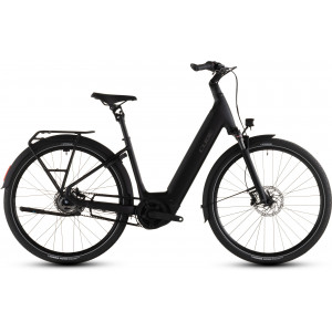 Elektrinis dviratis Cube Supreme RT Hybrid Deluxe EX 600 Easy Entry 26 black'n'chrome 2026