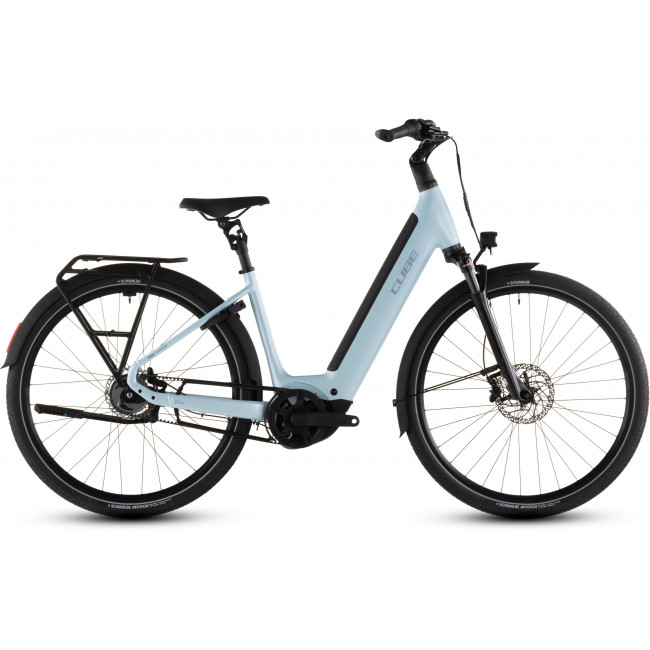 Elektrinis dviratis Cube Supreme RT Hybrid Deluxe EX 600 Easy Entry airygreen'n'prism 2026