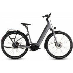 Elektrinis dviratis Cube Supreme Hybrid Deluxe Pro 600 Easy Entry 26 quicksilver'n'grey 2026