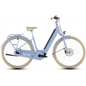 Elektrinis dviratis Cube Aruba Hybrid 600 Easy Entry 26 blueblossom'n'creme 2026