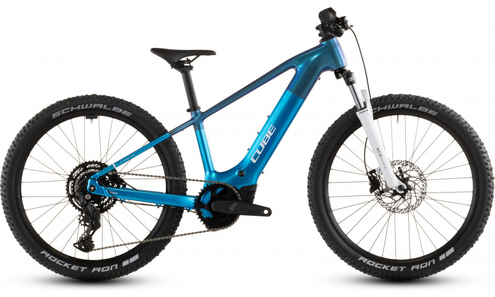 Elektrinis dviratis Cube Acid 240 Hybrid Rookie Pro 400X actionteam 2026 