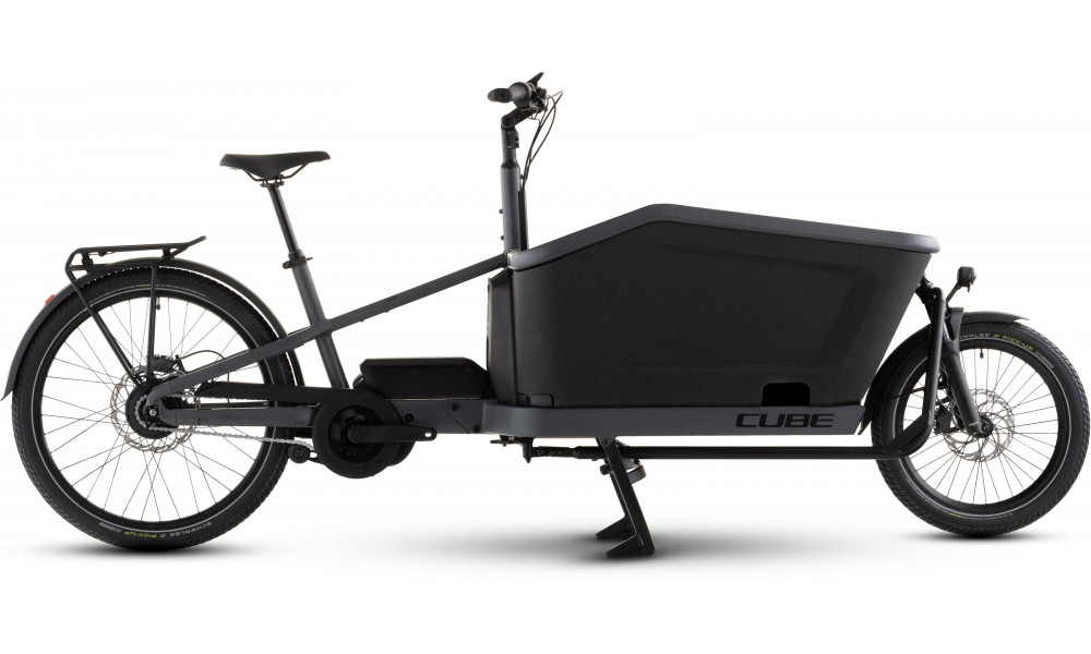 Elektrinis dviratis Cube Cargo Hybrid Comfort SLX 800 26x20 stonegrit'n'black 2026 