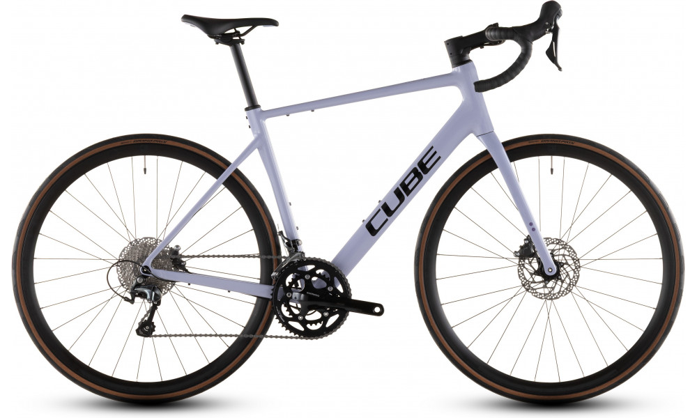 Dviratis Cube Attain Race cyclamen'n'black 2026 