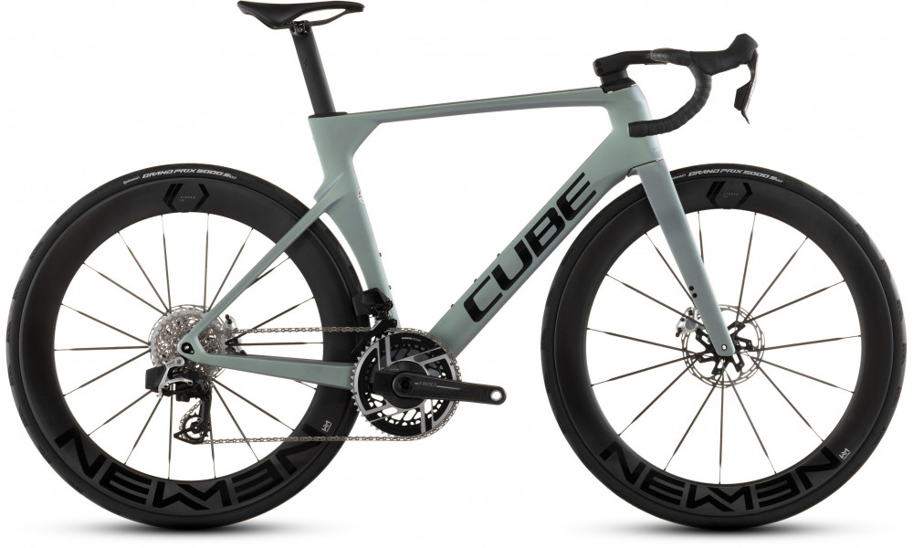 Dviratis Cube Litening AERO C:68X SLX seagrey'n'black 2026 