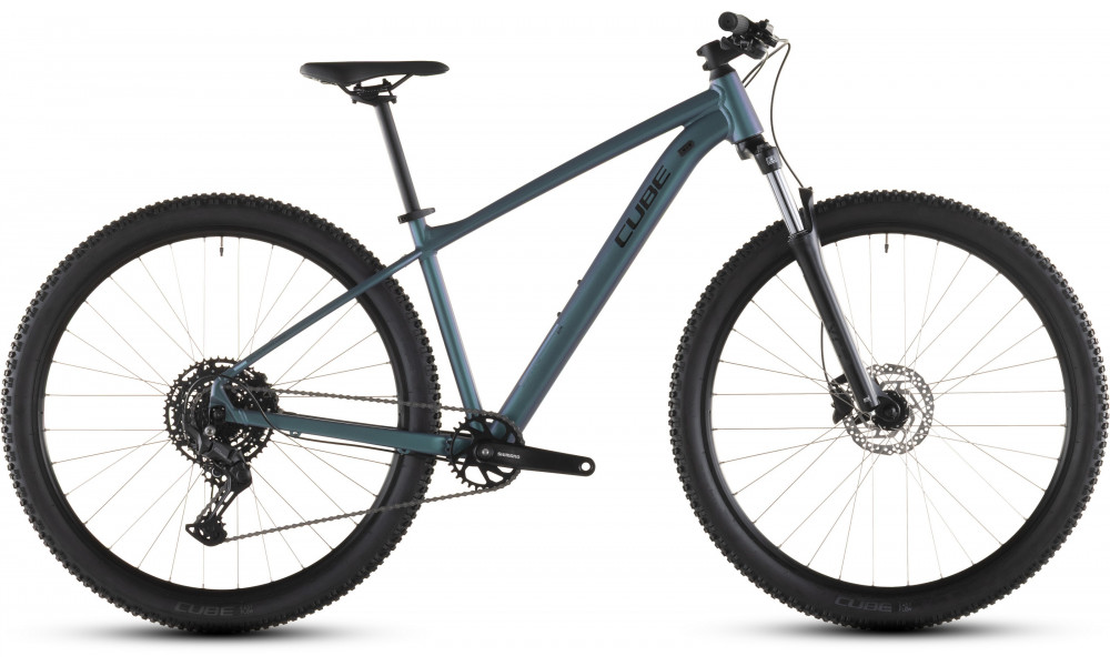 Dviratis Cube Aim Pro 27.5 smaragdgrey'n'prism 2026 