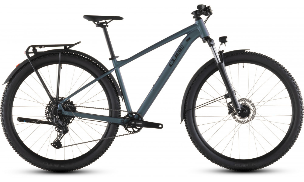 Dviratis Cube Aim Pro FE 29 smaragdgrey'n'prism 2026 