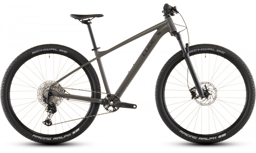 Dviratis Cube Reaction Pro 29 oldgrey'n'black 2026 