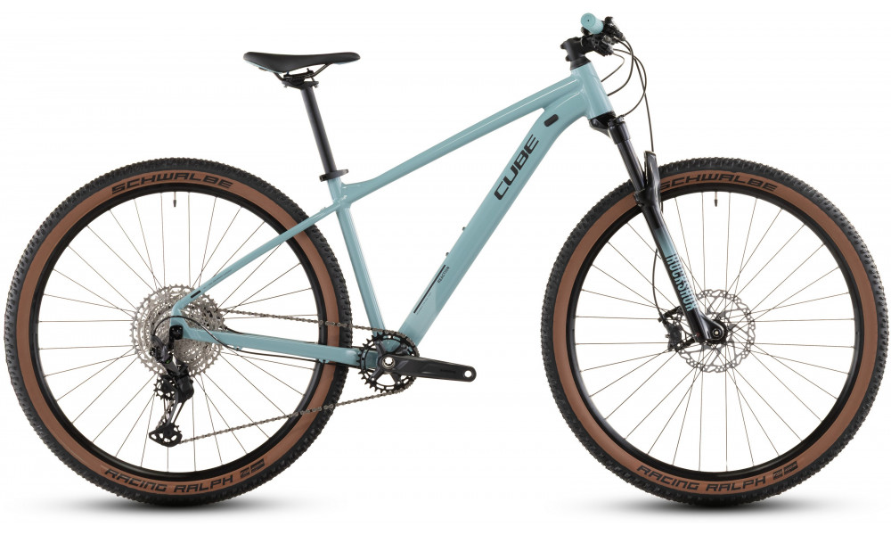 Dviratis Cube Reaction SLX 27.5 tealgrey'n'black 2026 