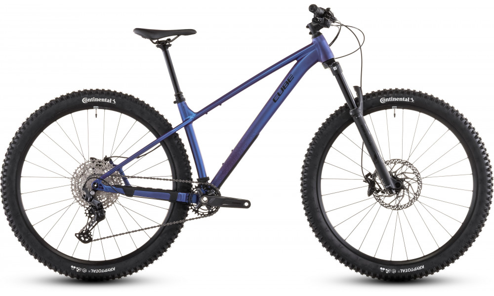 Dviratis Cube Reaction TM Pro 27.5 blueviolet'n'black 2026 