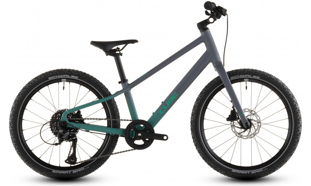 Dviratis Cube Numove 200 Disc lavagrey'n'coolgreen 2026 