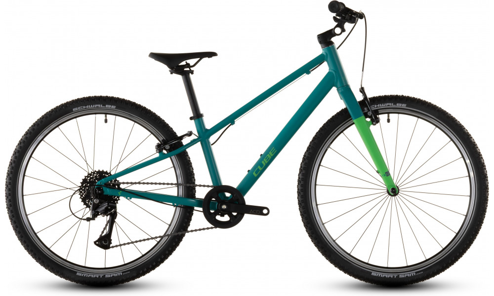 Dviratis Cube Numove 240 seagreen'n'green 2026 