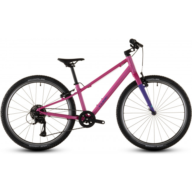 Dviratis Cube Numove 240 fucsia'n'plum 2026 Dviratis Cube Numove 240 fucsia'n'plum 2026