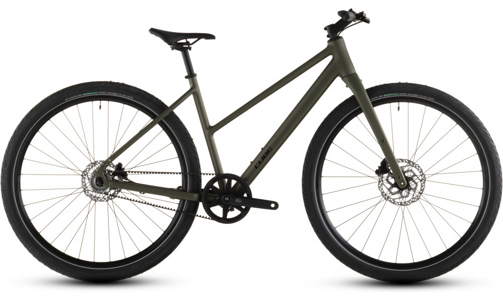 Dviratis Cube Editor ONE Trapeze reedgreen'n'black 2026 