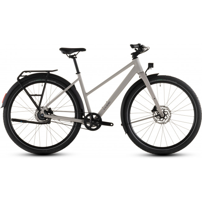 Dviratis Cube Editor Pro FE Trapeze oatgrey'n'grey 2026