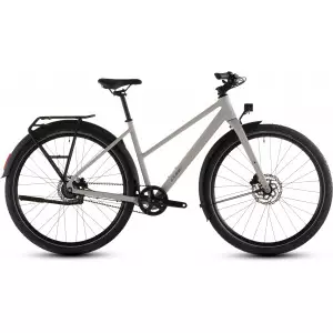 Dviratis Cube Editor Pro FE Trapeze oatgrey'n'grey 2026