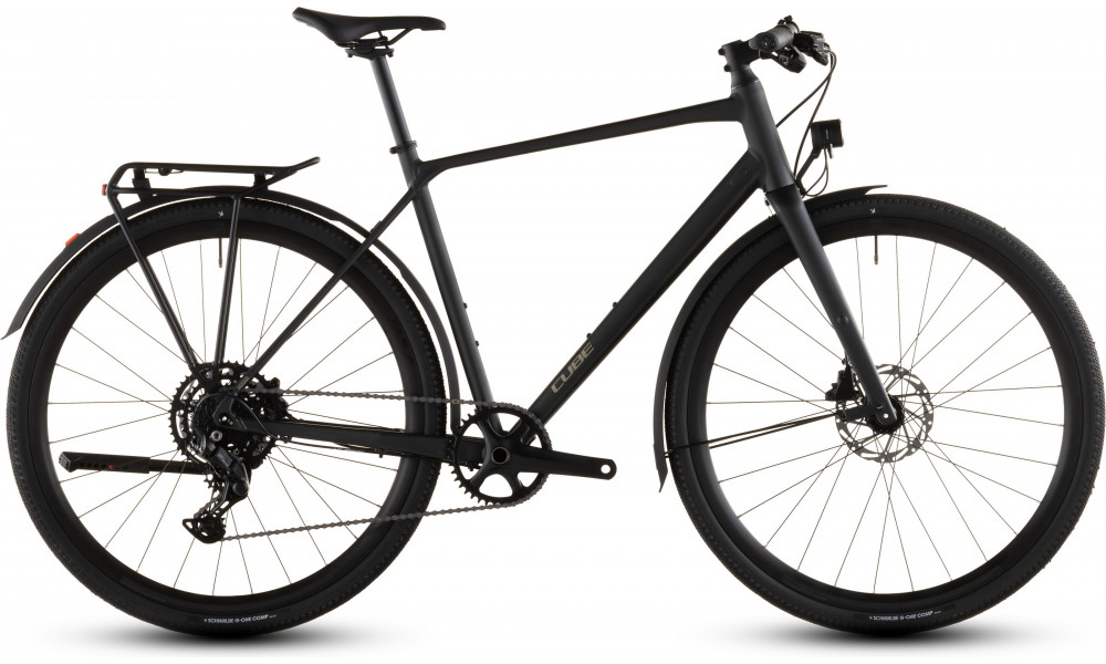 Dviratis Cube Nulane Pro FE grey'n'chrome 2026 