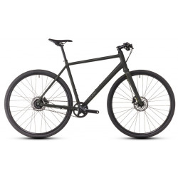 Dviratis Cube Nulane Comfort EXC grey'n'chrome 2026