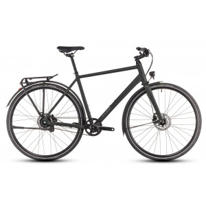 Dviratis Cube Nulane Comfort EXC FE grey'n'chrome 2026