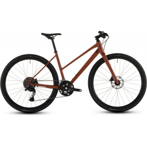 Dviratis Cube Nulane Race Trapeze amber'n'black 2026