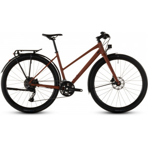 Dviratis Cube Nulane Race FE Trapeze amber'n'black 2026