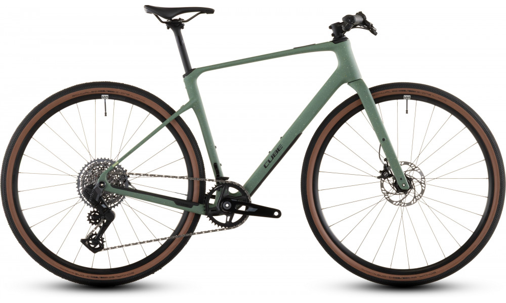 Dviratis Cube Nulane C:62 SLT greensmoothie'n'green 2026 