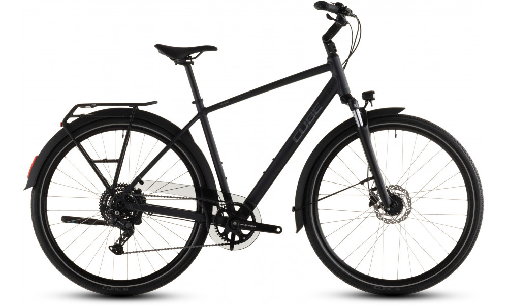 Dviratis Cube Touring ONE night'n'chrome 2026 