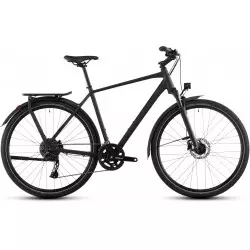 Dviratis Cube Kathmandu Pro coal'n'black 2026