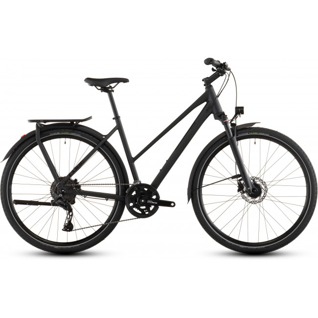 Dviratis Cube Kathmandu Pro Trapeze coal'n'black 2026 Dviratis Cube Kathmandu Pro Trapeze coal'n'black 2026