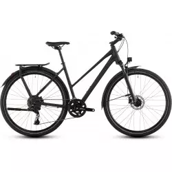 Dviratis Cube Kathmandu Pro Trapeze coal'n'black 2026