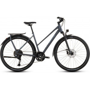 Dviratis Cube Kathmandu EXC Trapeze metallicgrey'n'chrome 2026