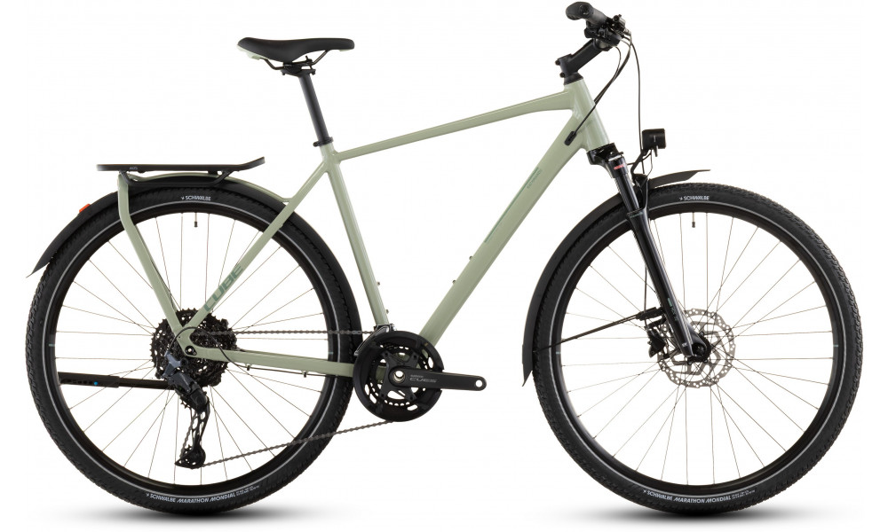 Dviratis Cube Kathmandu EXC pea'n'grey 2026 