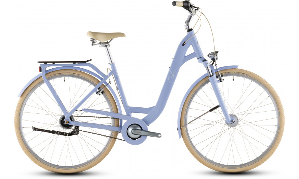 Dviratis Cube Aruba Easy Entry blueblossom'n'creme 2026 