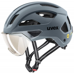 Šalmas Uvex stride visor MIPS black matt Šalmas Uvex stride visor MIPS black matt