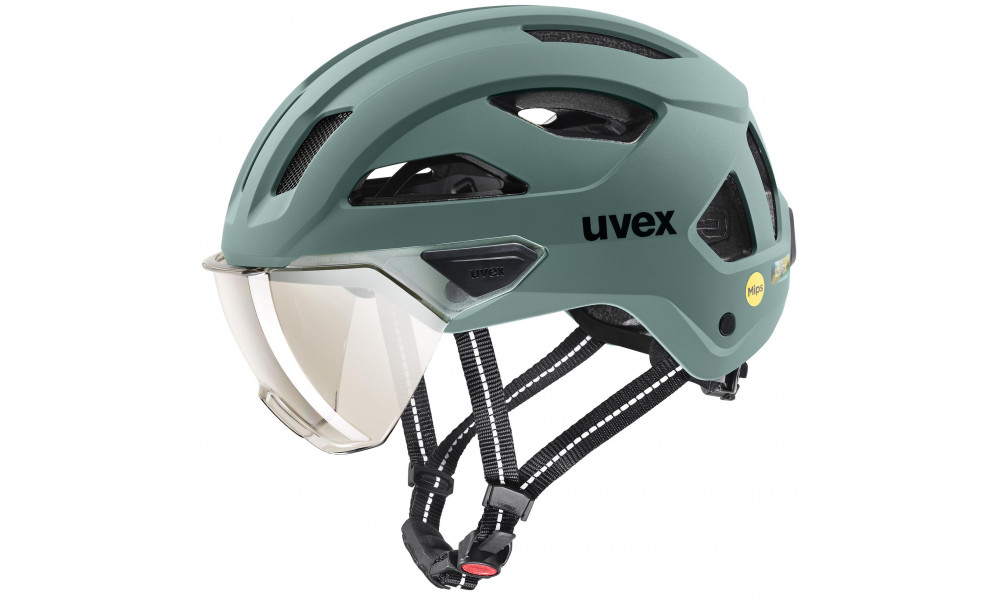 Šalmas Uvex stride visor MIPS sage green matt - 1